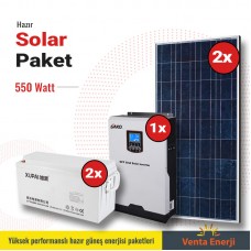Hazır Solar Paket 550w